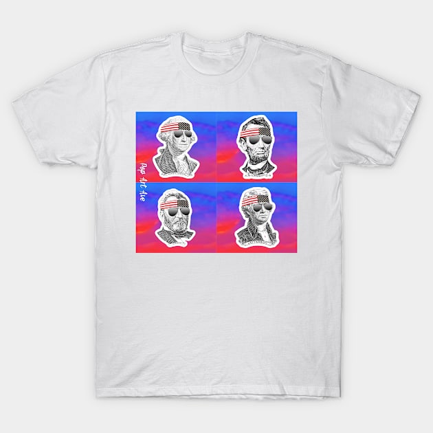 Cool Presidents Pop Art Ave Original T-Shirt by Pop Art Ave